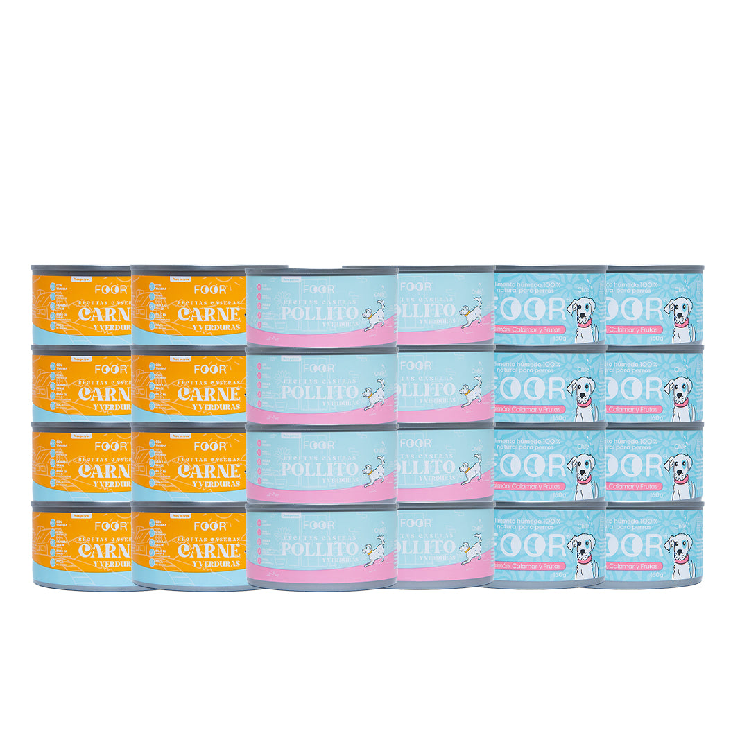 Pack mix 24 unidades para perros