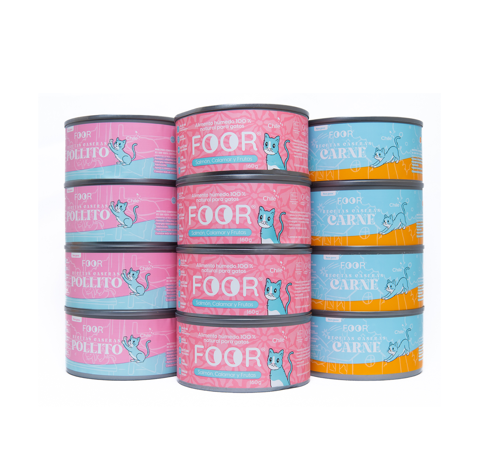 Pack mix 12 unidades para gatos