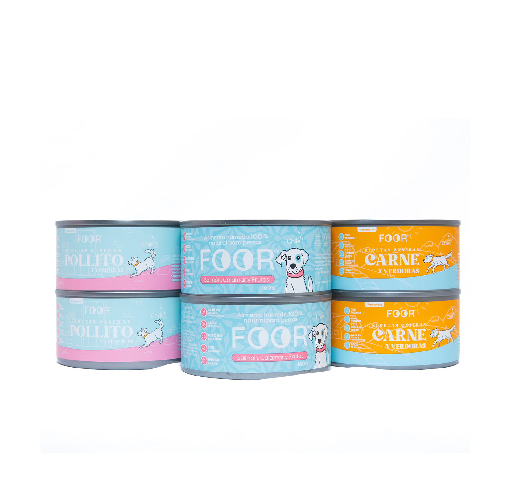 Pack mix 6 unidades para perros