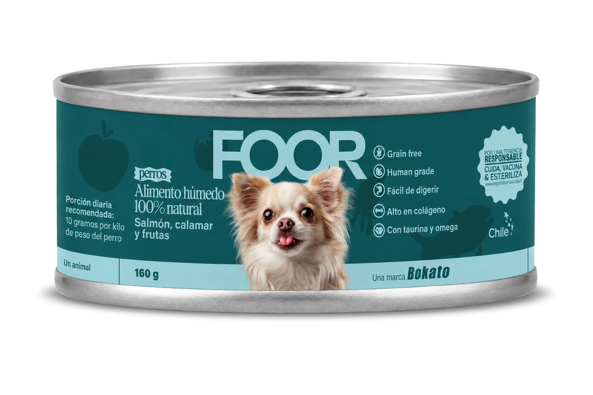 - Pack Mix 6 - Alimento Húmedo Salmón y Calamar para Perros