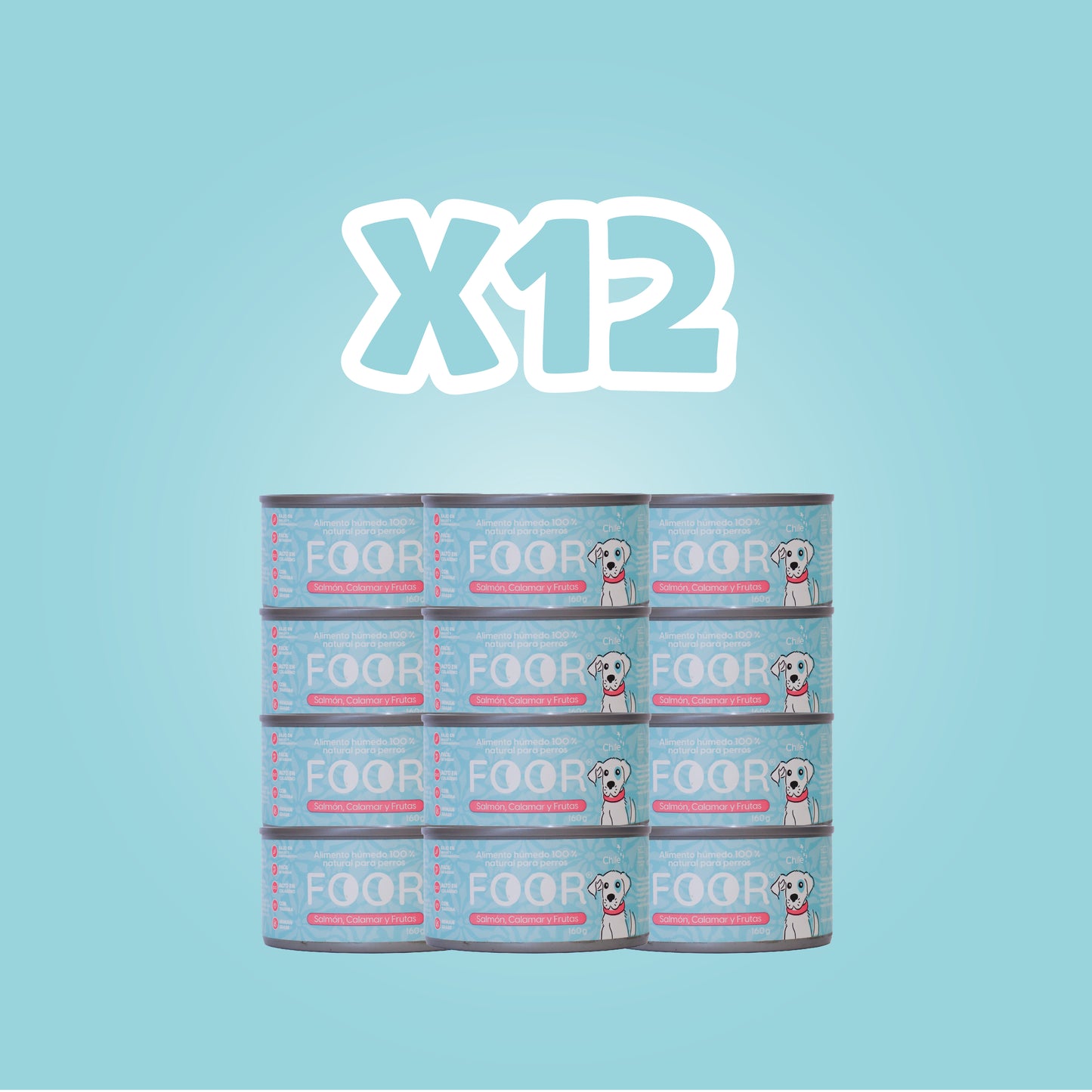 Foor original para perros x12