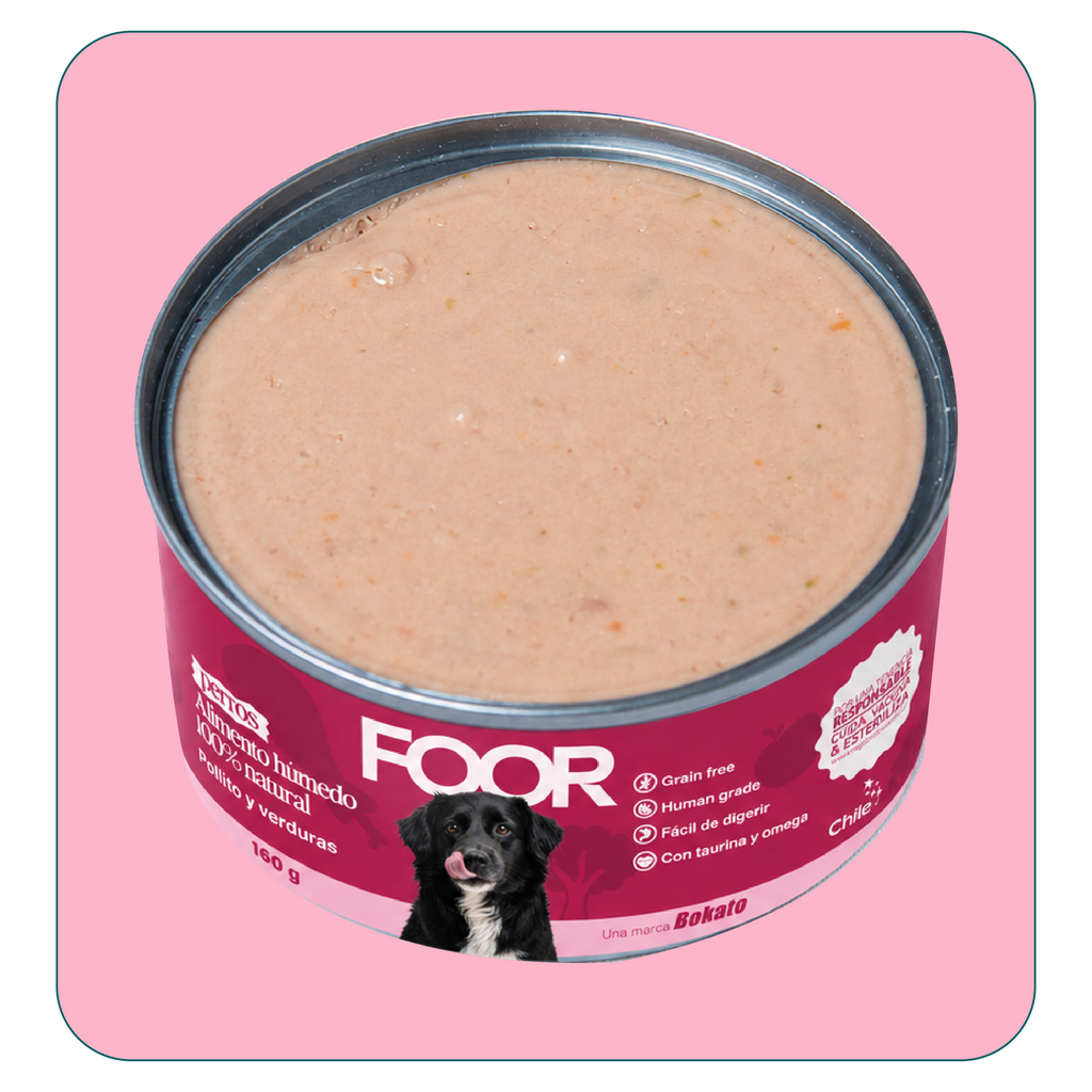 Alimento húmedo para perros