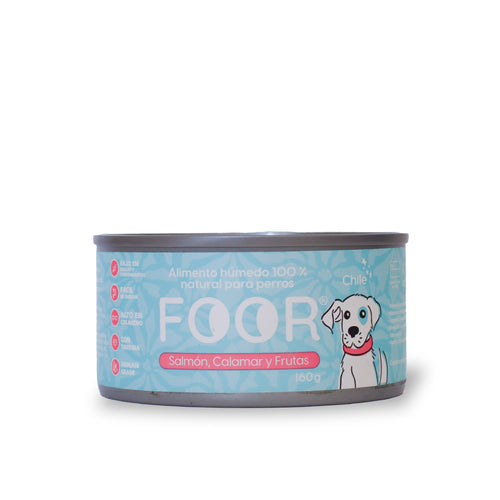 Original salmón, calamar y frutas para perros